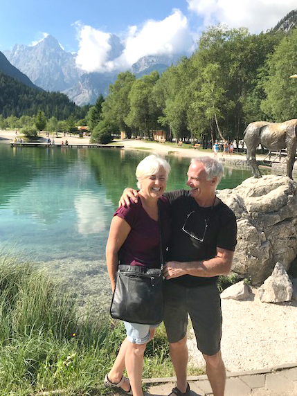 Picture of Karen and Russell in Slovenia.