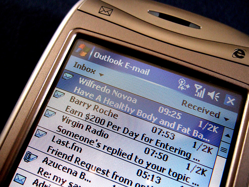 デザインの失敗 Windows Mobile