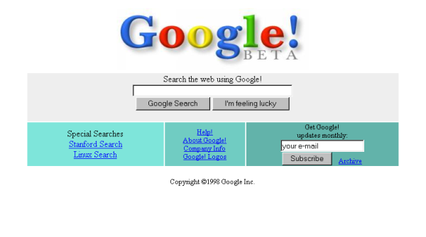Google design at launch