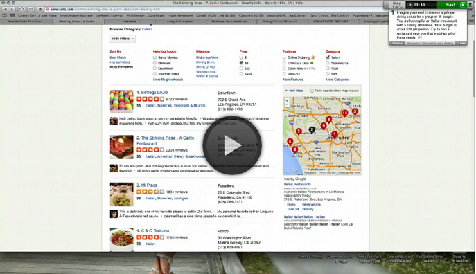 User Testing & Design: Qualitative Analysis of Yelp's Website