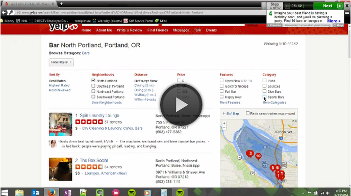 User Testing & Design: Qualitative Analysis of Yelp's Website