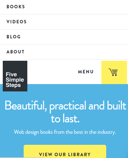 Screenshot of Palantir's website design