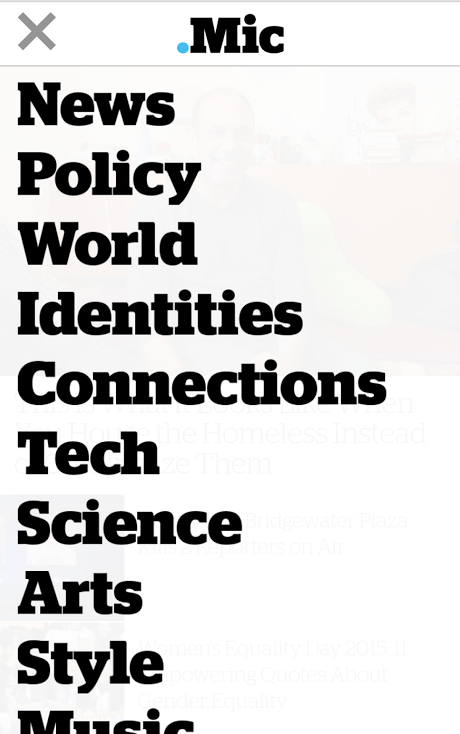 Screenshot of Palantir's website design