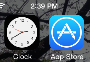 Screenshot of Real Time App's user interface