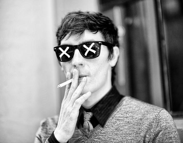 Photo of a man with sunglasses