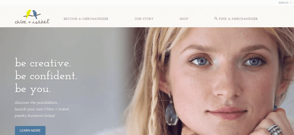 Chloe user interface screenshot