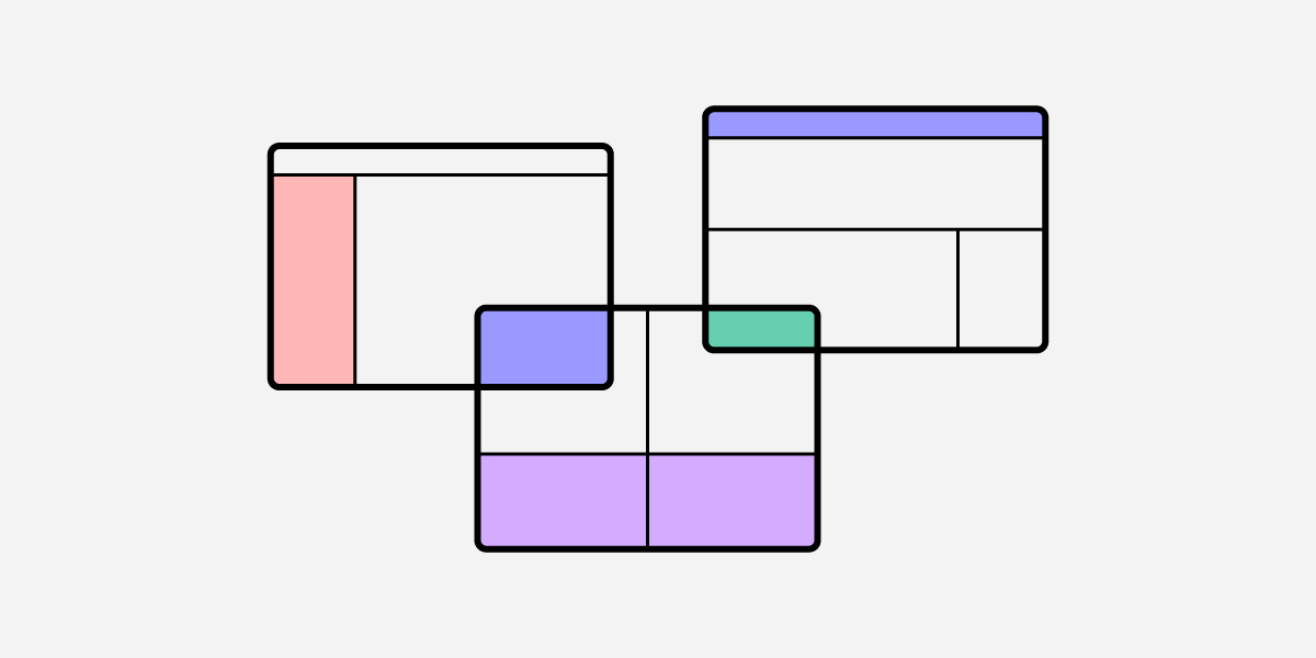 12 timeless web layout patterns including cards, grids, F-pattern, Z-pattern, and more