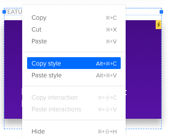 copy and paste styles