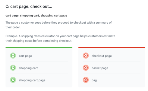 UX content dos and donts