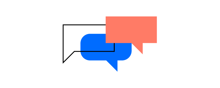 three speech bubbles overlaying each other three speech bubbles overlaying each other