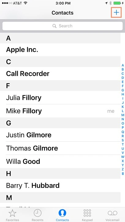 text list design