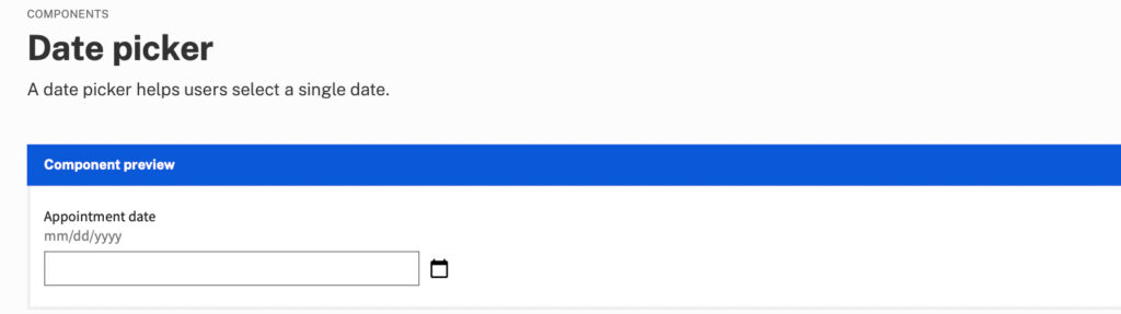 uswds date picker