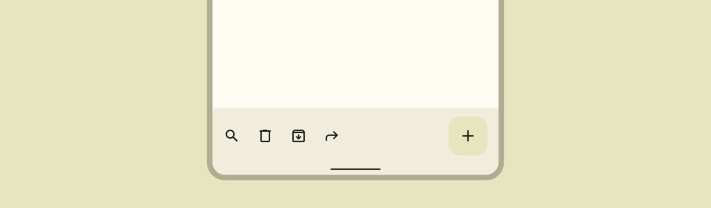 bottom navigation example