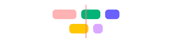 Center alignment in design example showing centered heading text