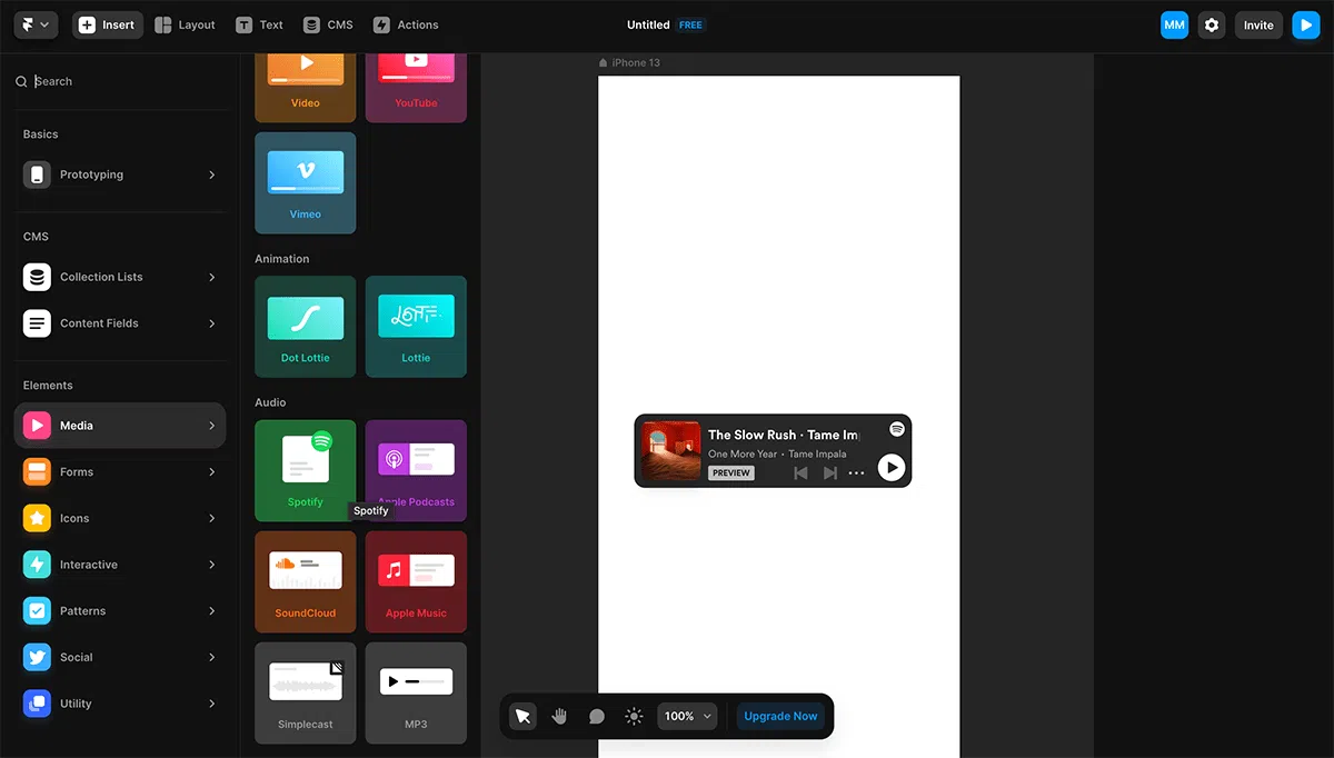 2024年のおすすめ プロトタイピングツール 5選:Framer