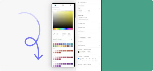 UXPin 2023年 最新アップデート - スムーズな動きになったEye-Dropper