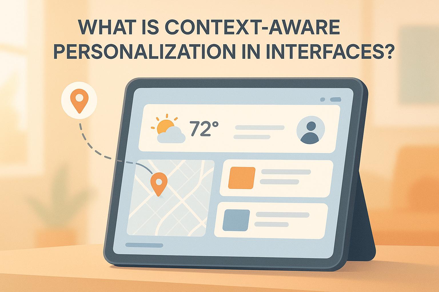 What Is Context-Aware Personalization in Interfaces?