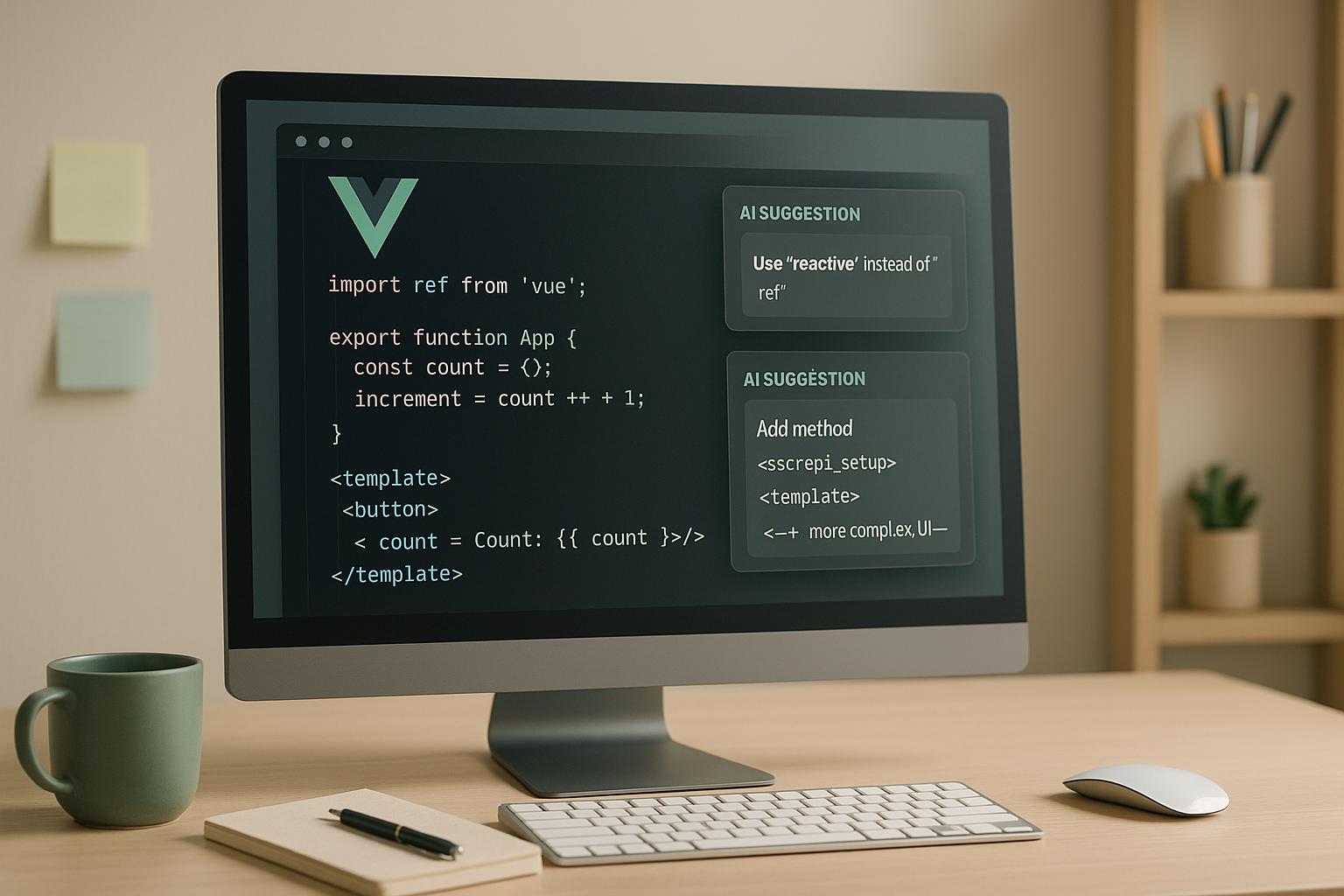 How AI Enhances Vue.js Prototyping