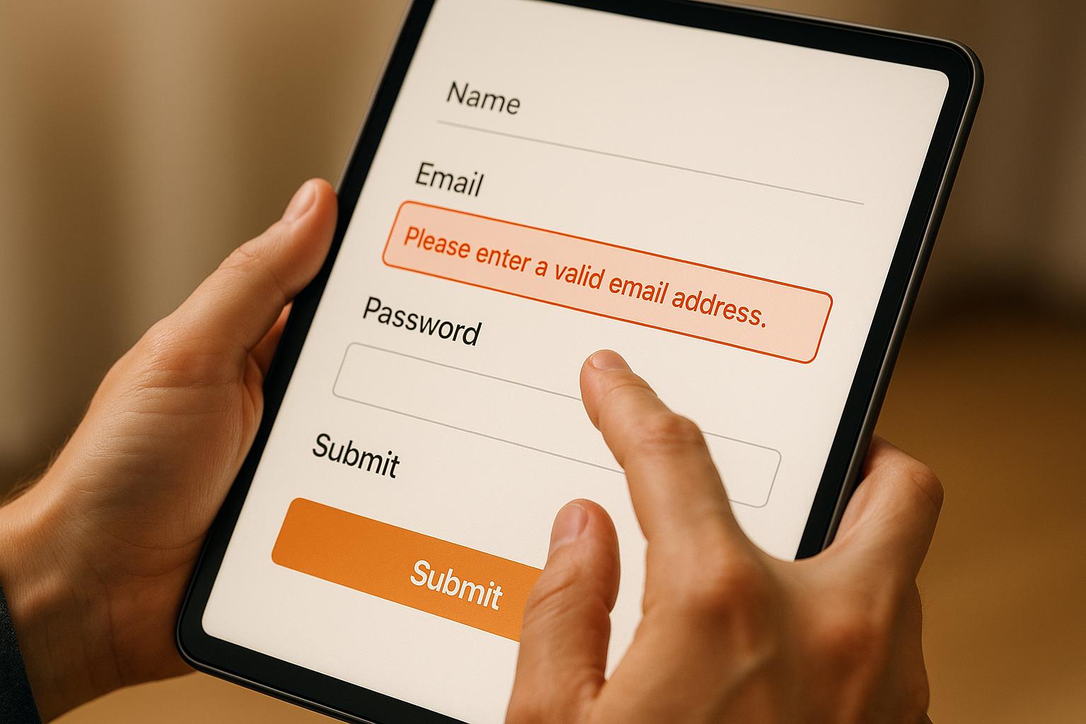 Accessible Form Validation: Best Practices