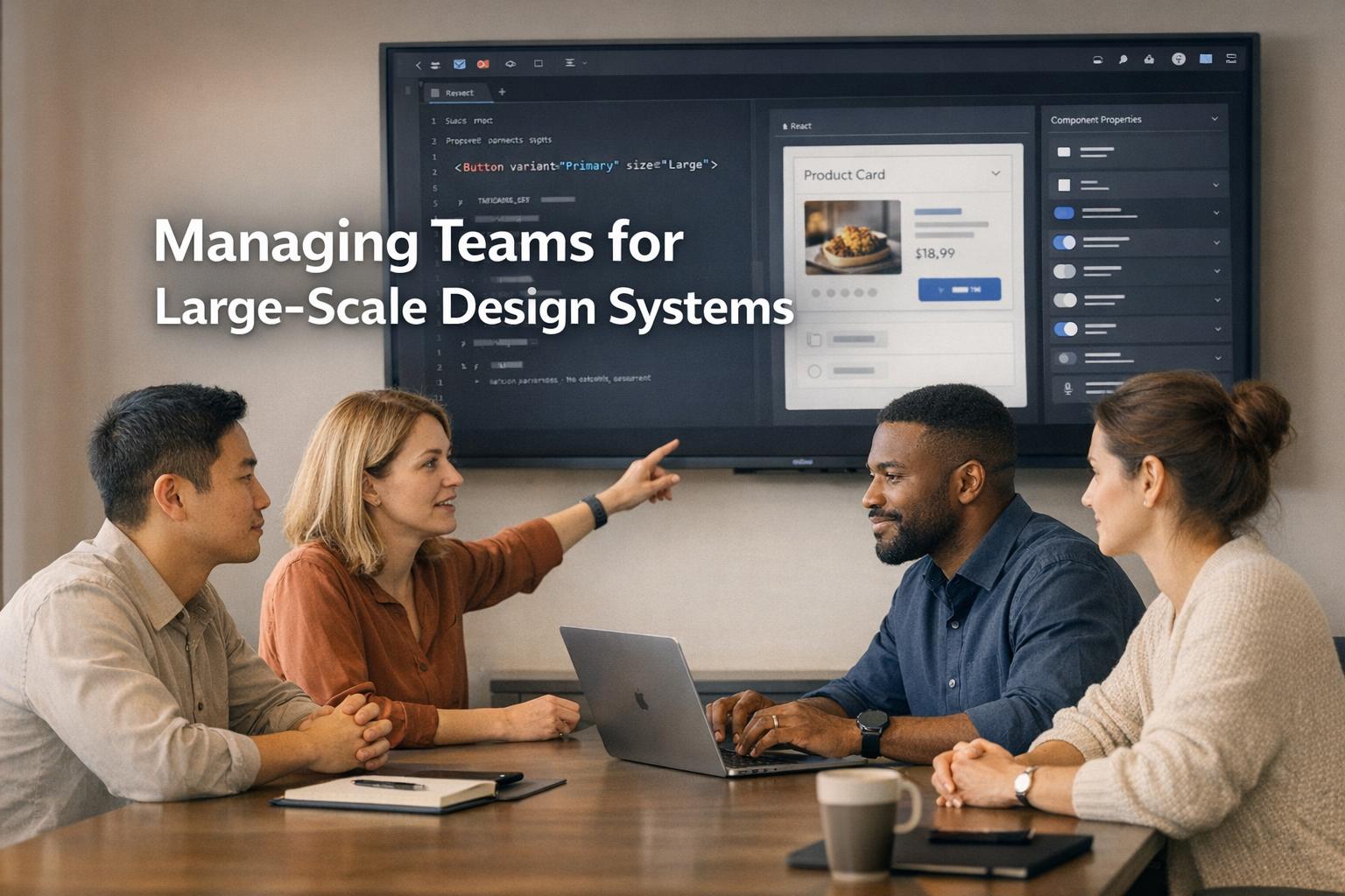 Managing Teams for Large-Scale Design Systems
