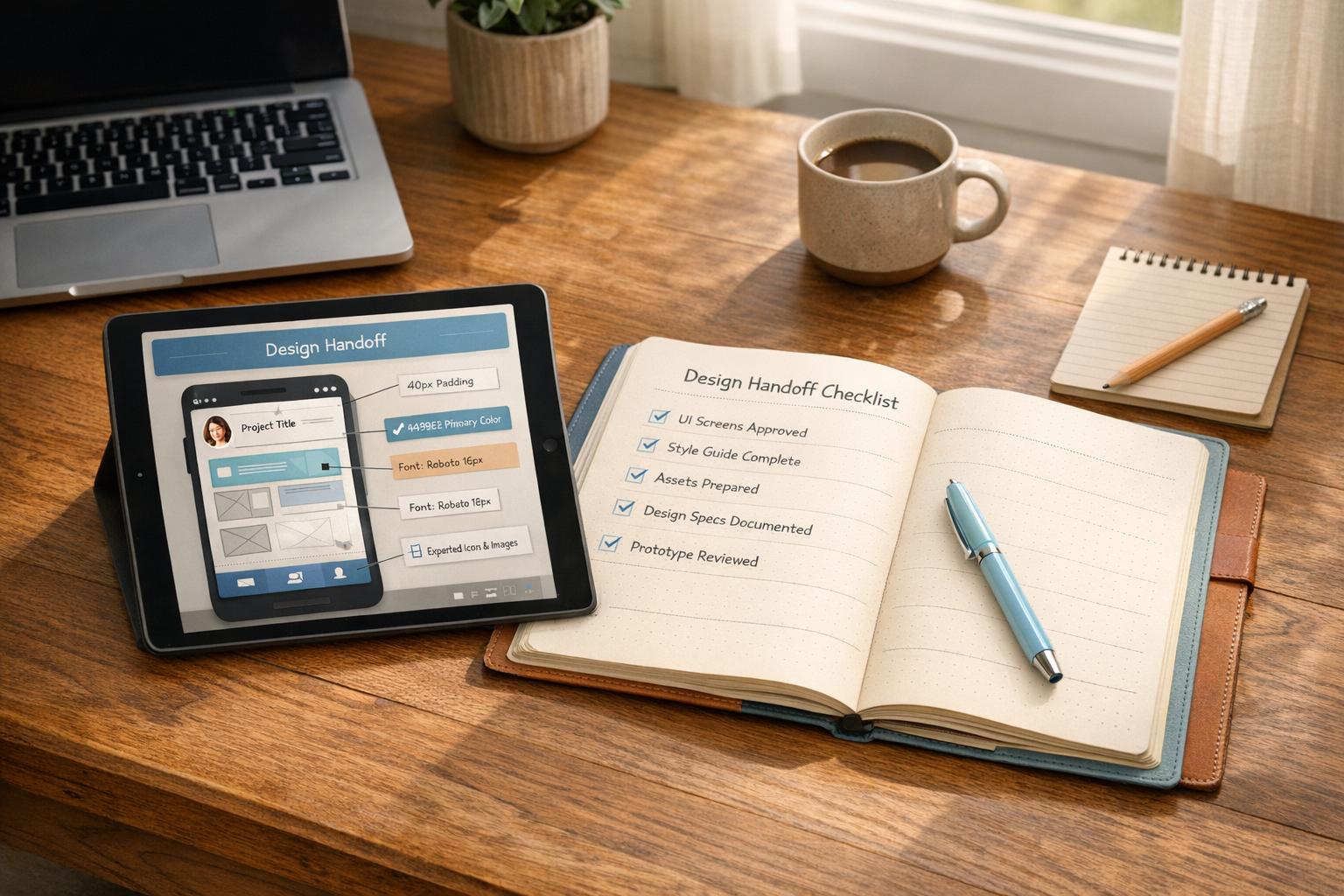 Design Handoff Checklist Planner