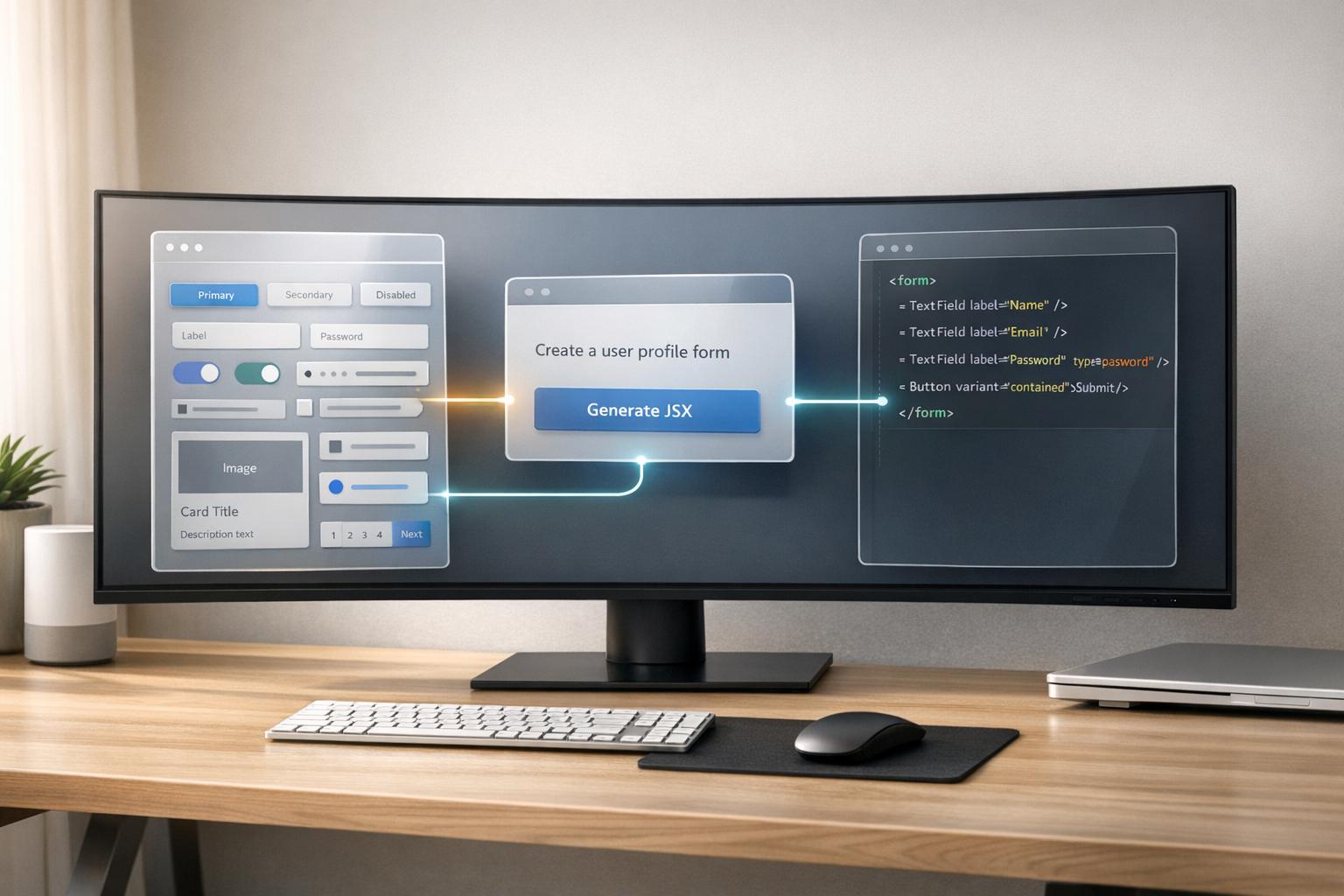How to prototype using GPT-5.1 + MUI - Use UXPin Merge!