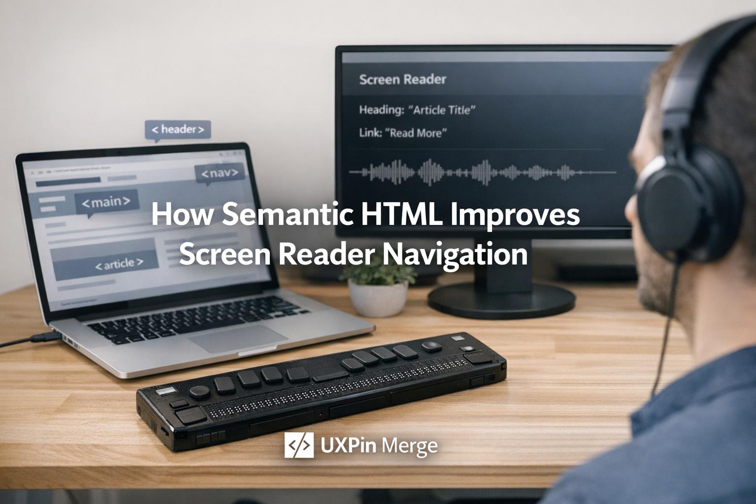 How Semantic HTML Improves Screen Reader Navigation