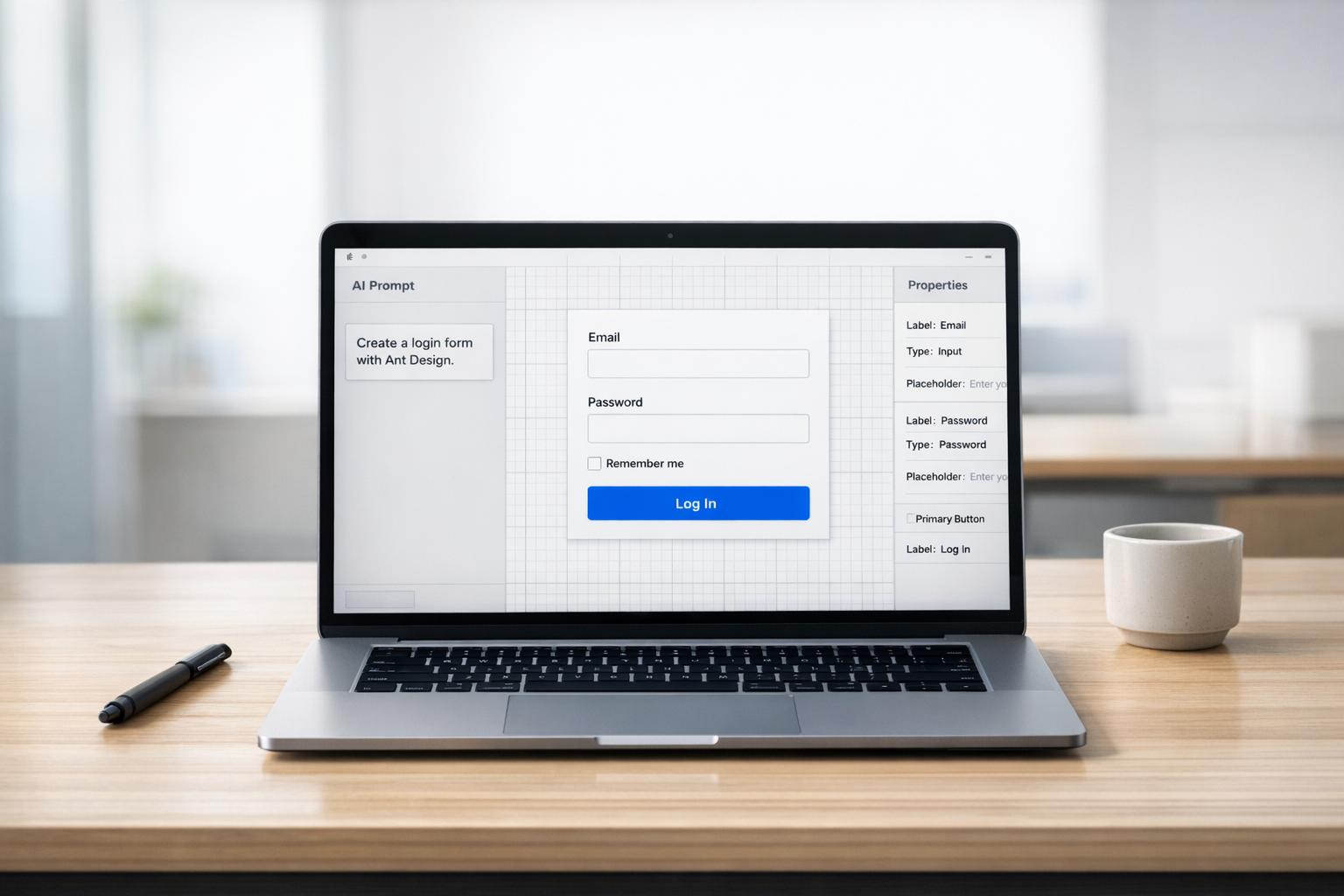 How to prototype using GPT-5.1 + Ant Design - Use UXPin Merge!