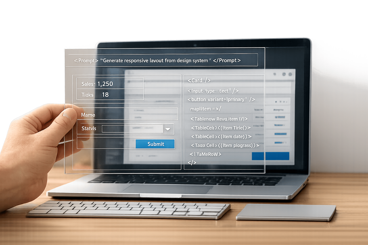How to prototype using GPT-5.1 + Custom Design Systems - Use UXPin Merge!