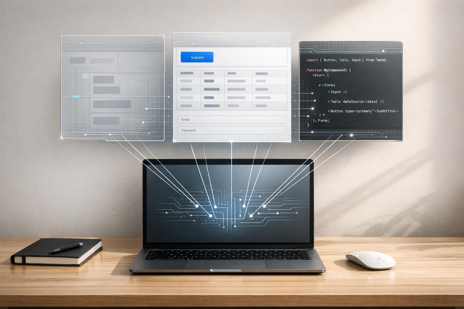 How to prototype using Claude Haiku 4.5 + Ant Design - Use UXPin Merge!