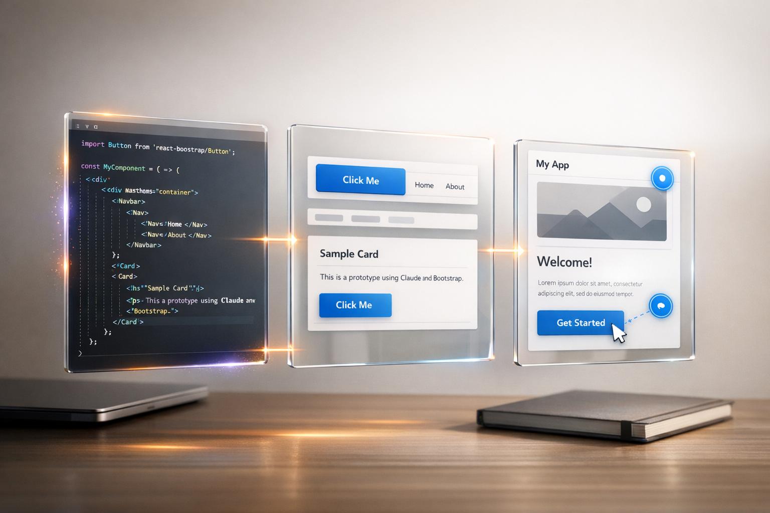 How to prototype using Claude Opus 4.5 + Bootstrap - Use UXPin Merge!