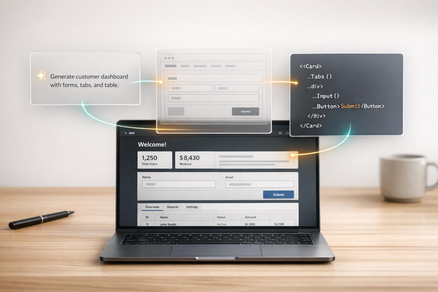 How to prototype using Claude Haiku 4.5 + shadcn/ui - Use UXPin Merge!