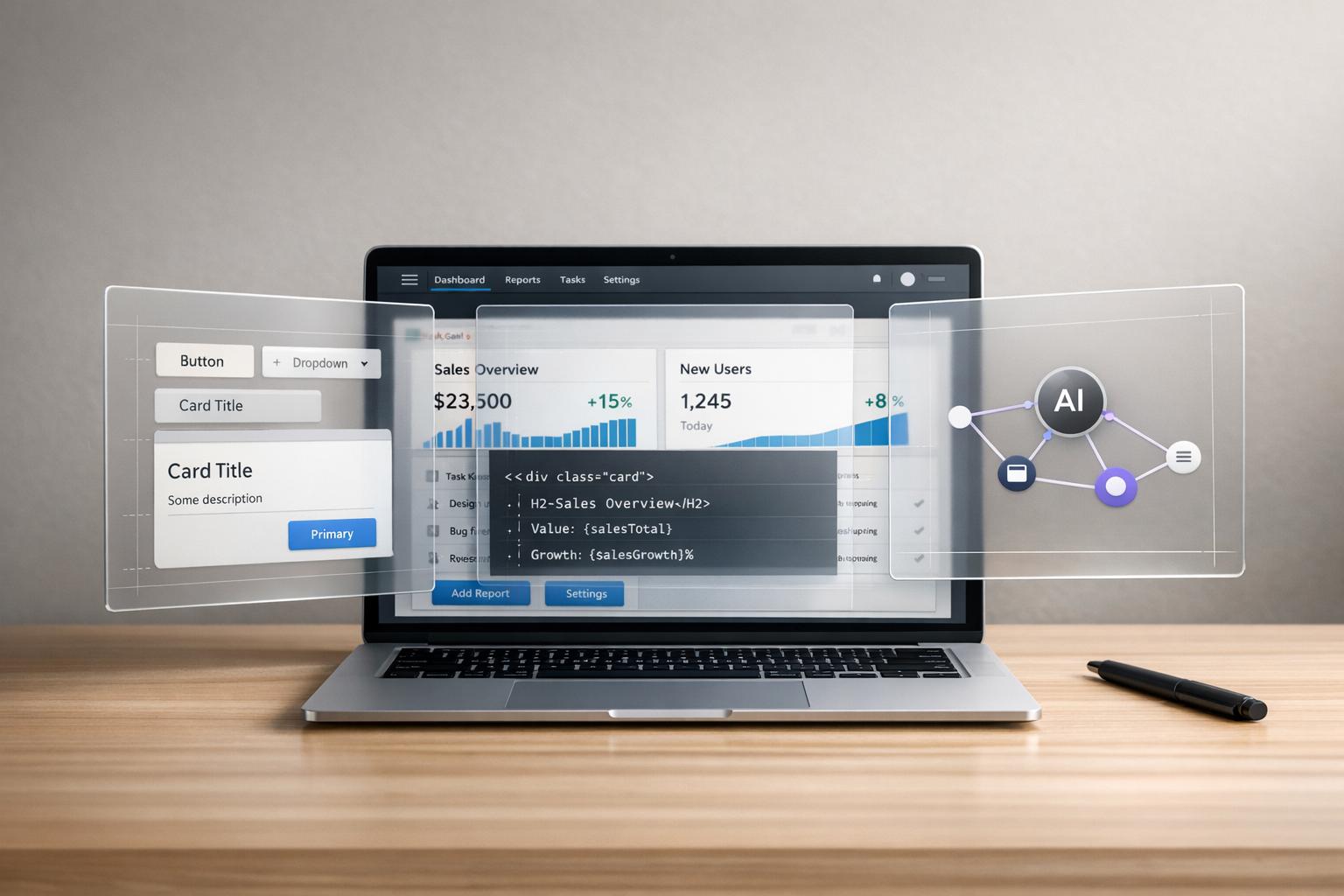 How to prototype using GPT-5.1 + Bootstrap - Use UXPin Merge!