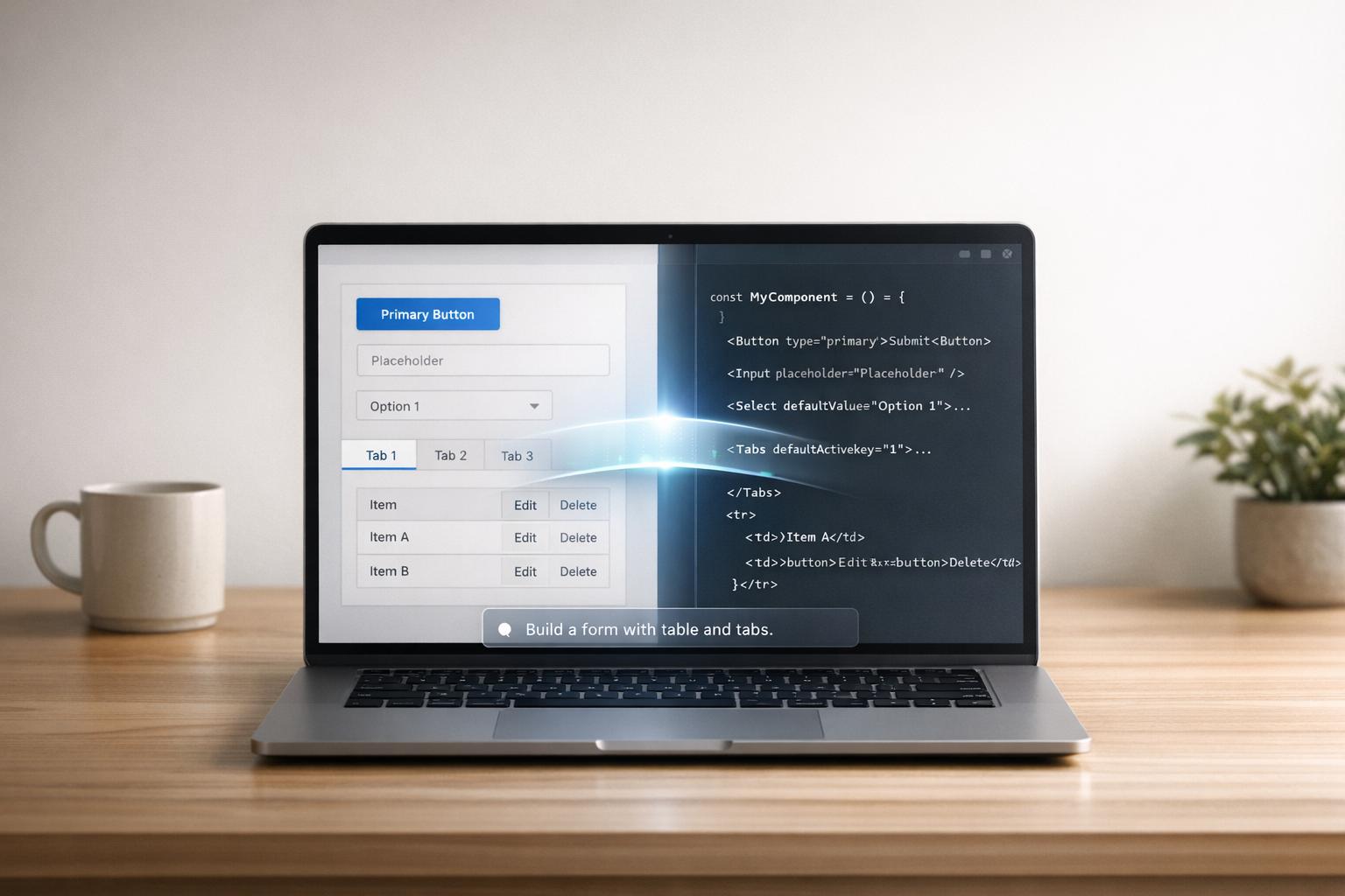 How to build UI using GPT-5.1 + Ant Design - Use UXPin Merge!