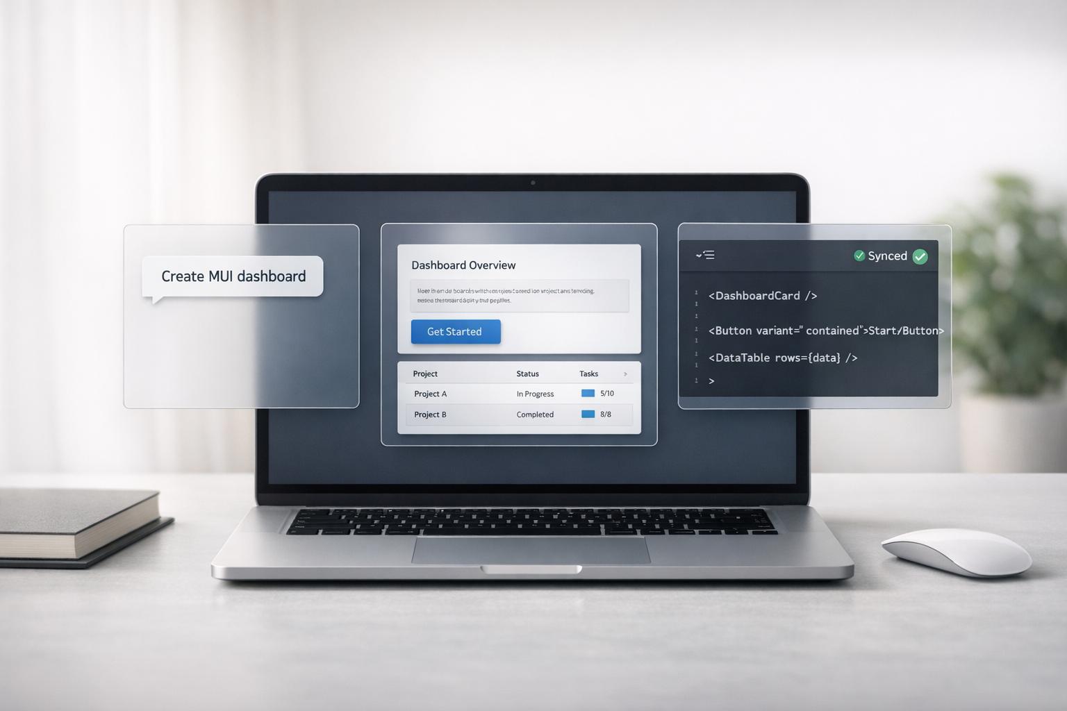 How to build UI using GPT-5.1 + MUI - Use UXPin Merge!