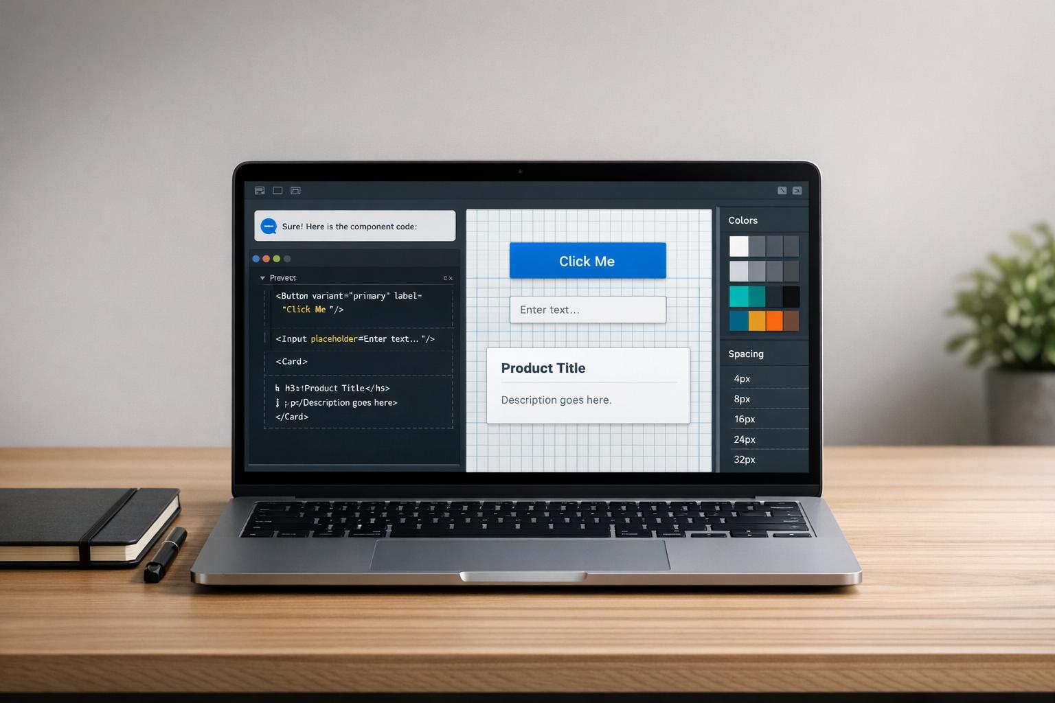 How to build UI using GPT-5.1 + Custom Design Systems - Use UXPin Merge!