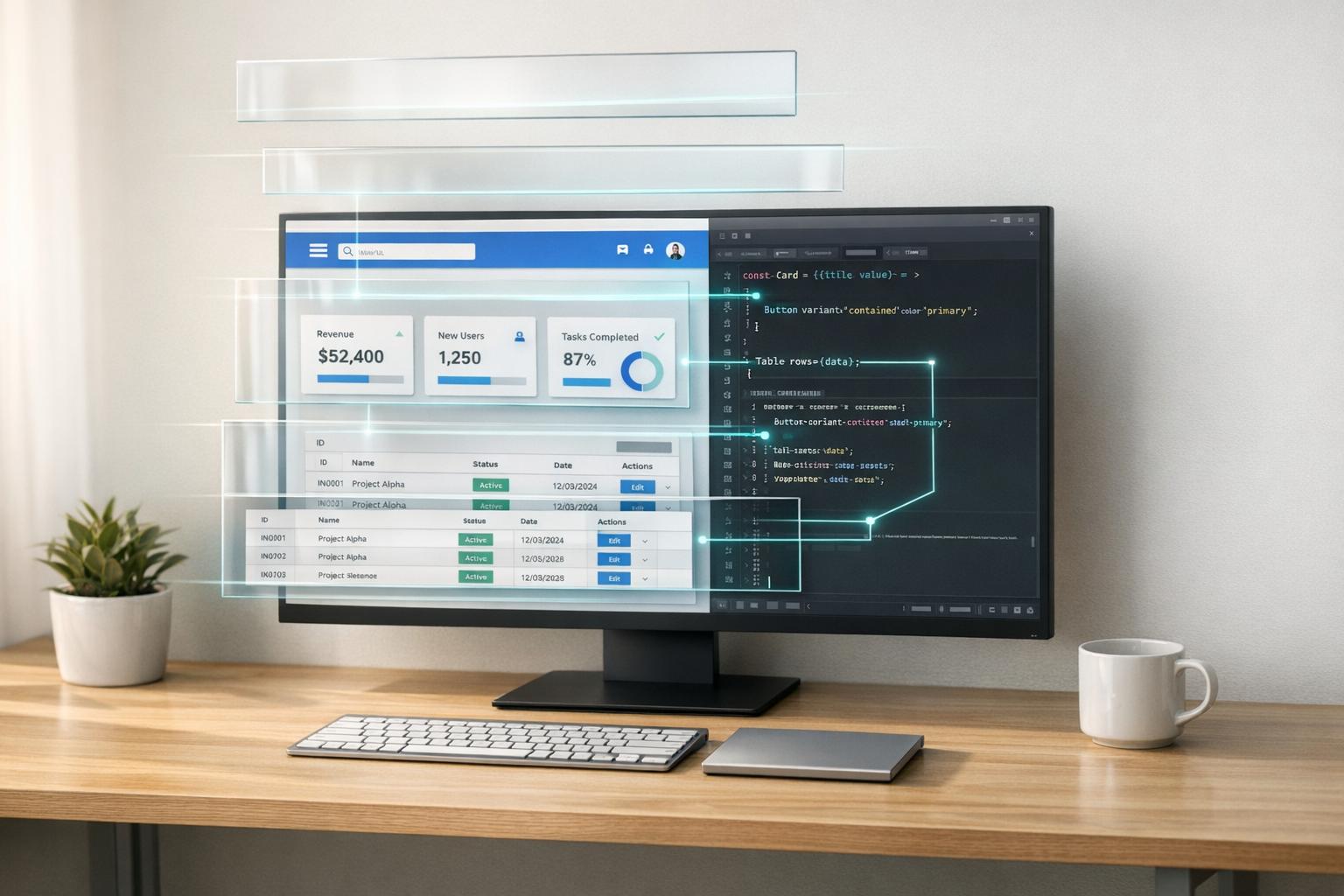 How to build UX using GPT-5.2 + MUI - Use UXPin Merge!