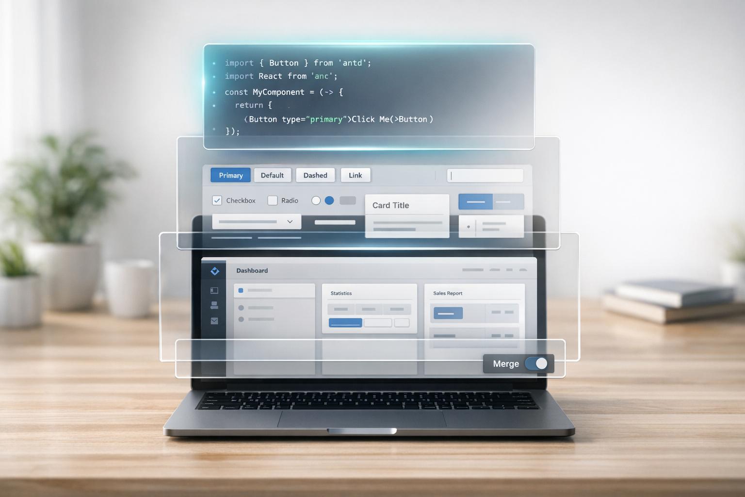 How to build UI using Claude Haiku 4.5 + Ant Design - Use UXPin Merge!