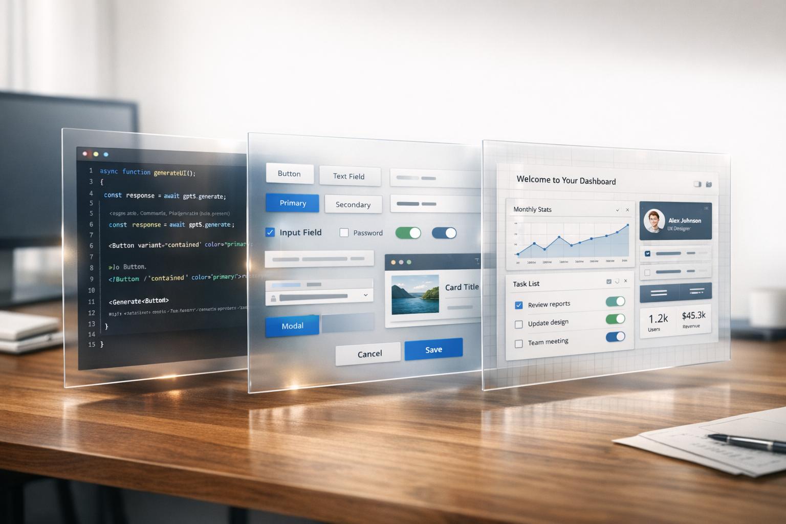How to build UX using GPT-5 Mini + MUI - Use UXPin Merge!