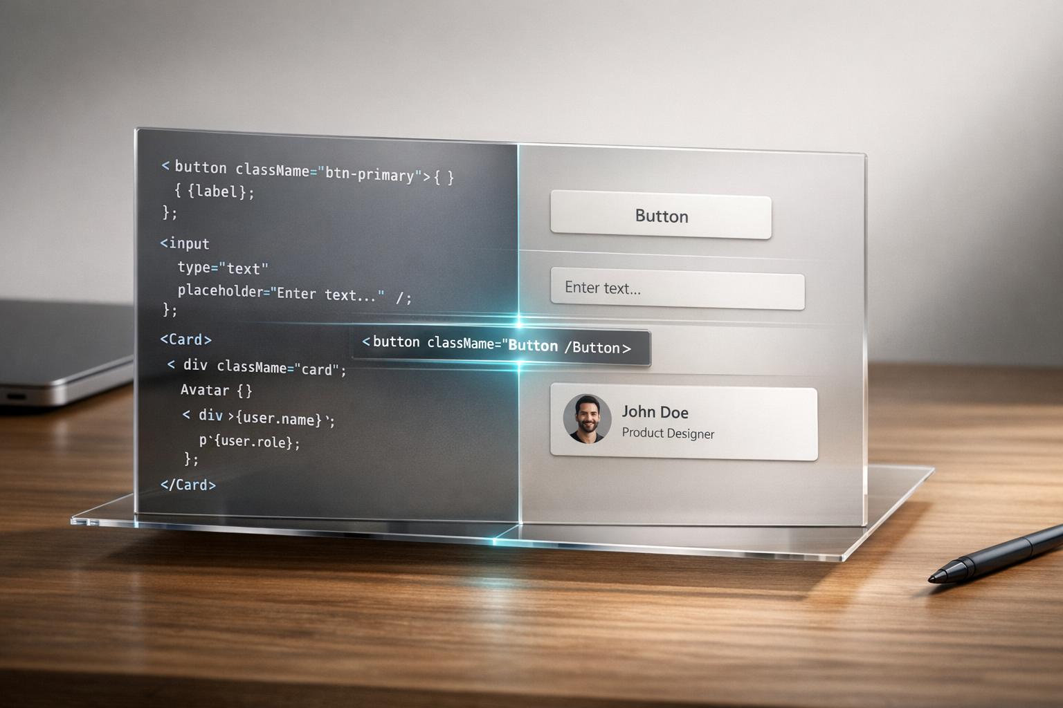 How to build UX using GPT-4.1 + shadcn/ui - Use UXPin Merge!