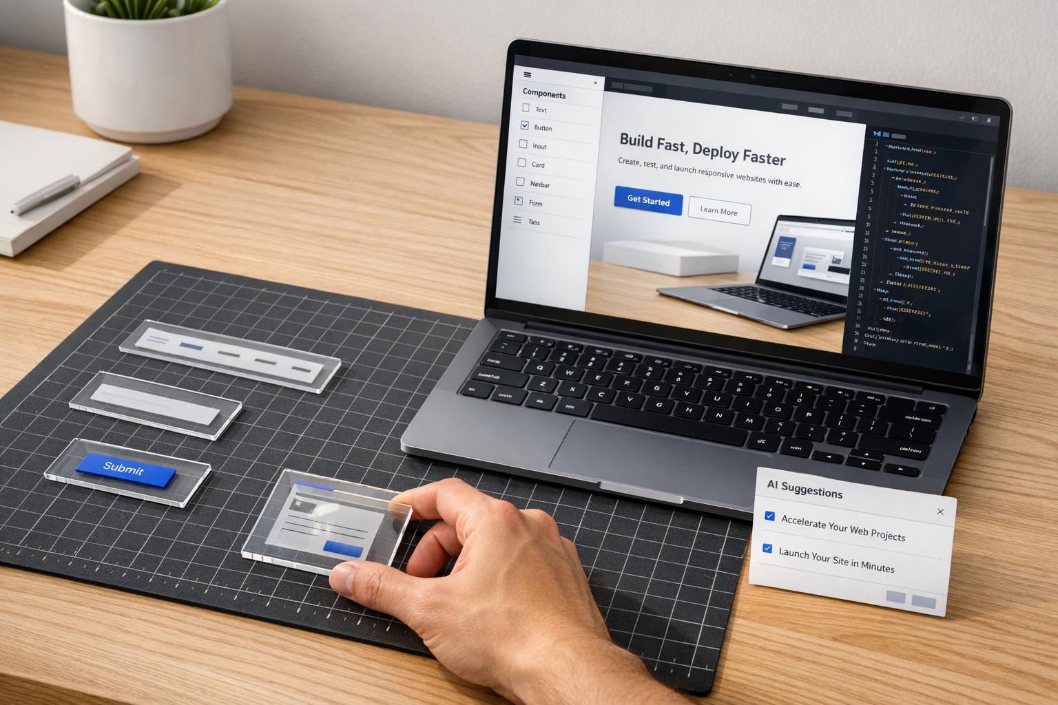 How to build a landing page using GPT-5.2 + Ant Design - Use UXPin Merge!